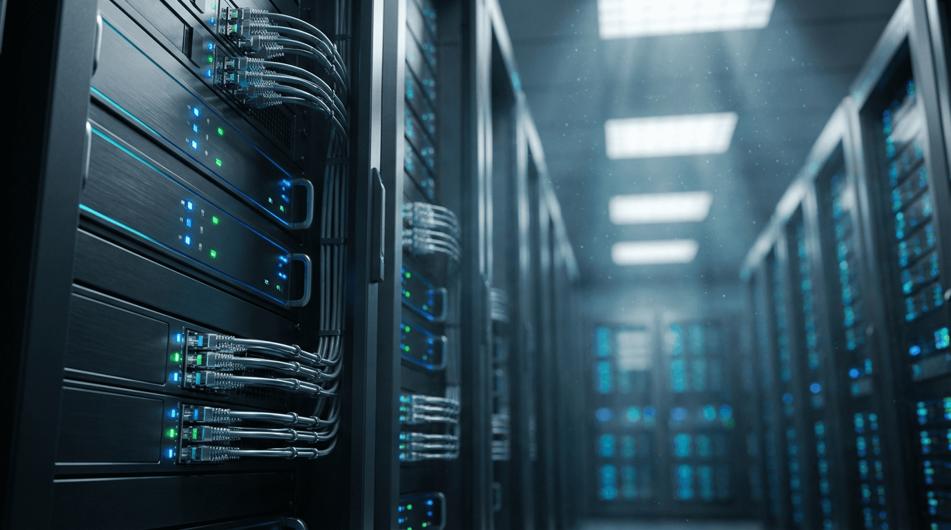 Enterprise server infrastructure with network connections